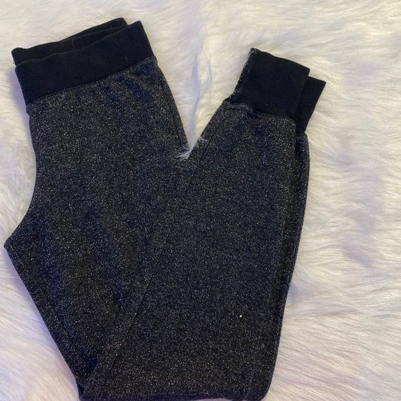 Victorias Secret | Black shimmer joggers - Picture 1 of 4
